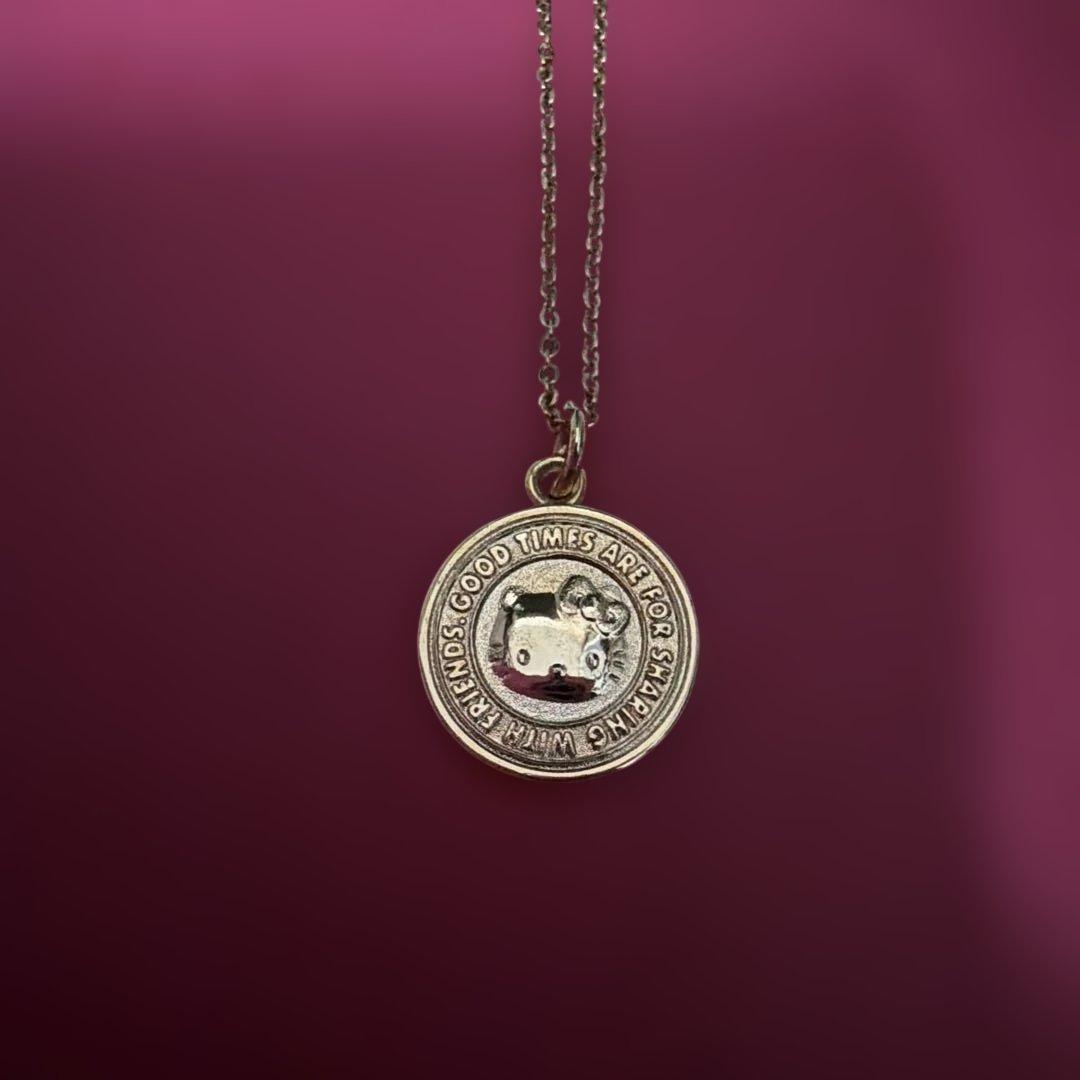 超激レア・レトロ】SANRIO ハローキティ メダル ネックレス - メルカリ