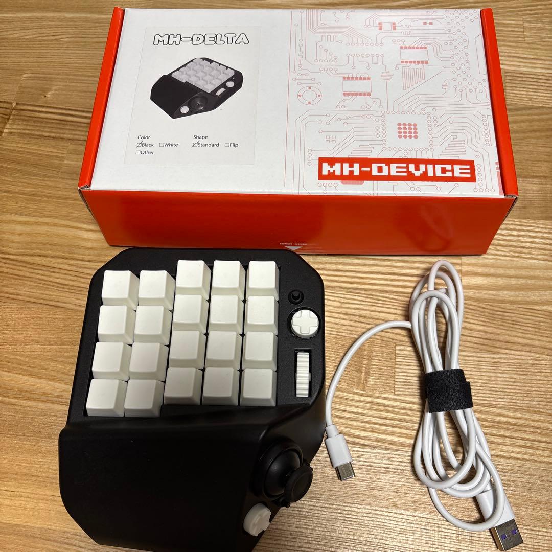 左手デバイス「MH-Delta」 : FF14ソロ日記 MH-Delta 右手キーボード