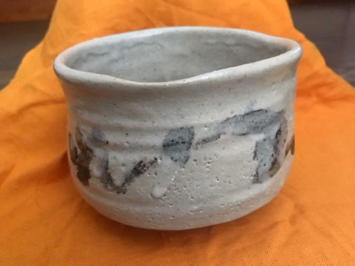 加藤唐九郎  志野茶碗