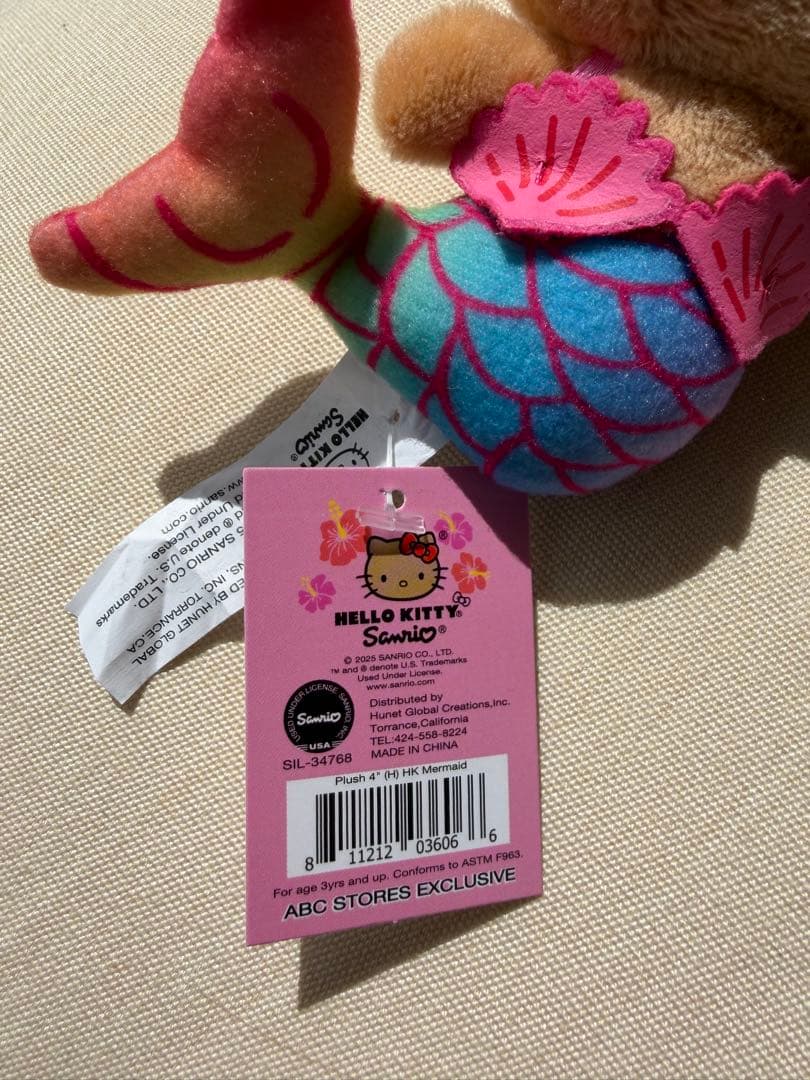 【３個セット】ハローキティ 人魚 キーホルダー ハワイ　限定