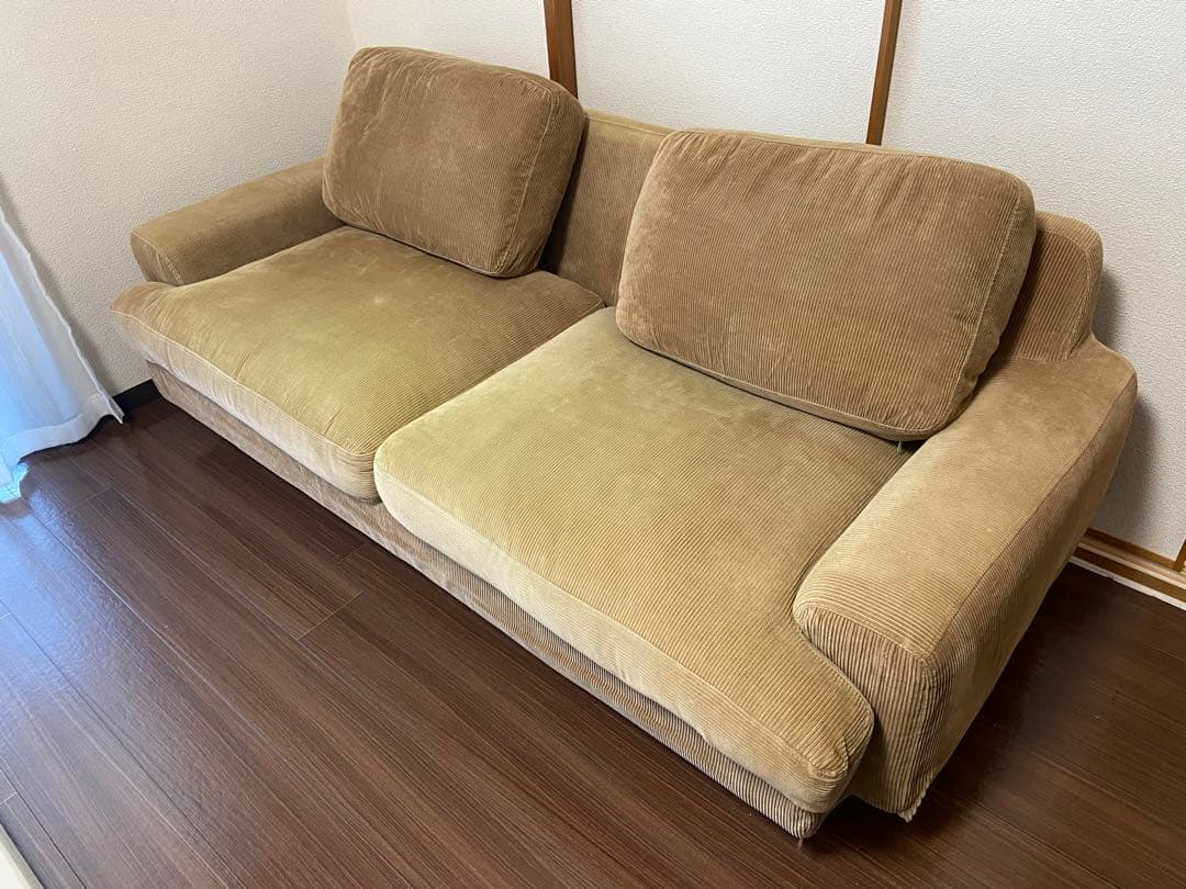 【がーすー】unico GREIG(グレイグ) 3シーターソファ