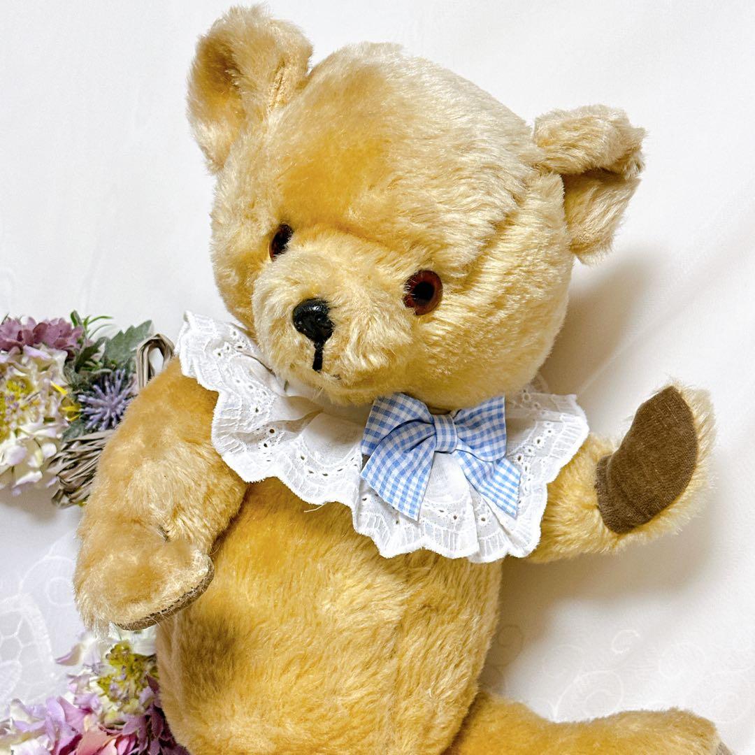 ❤️ペディグリー❤️綺麗なアンティークベア　イギリス　テディベア　ビンテージ