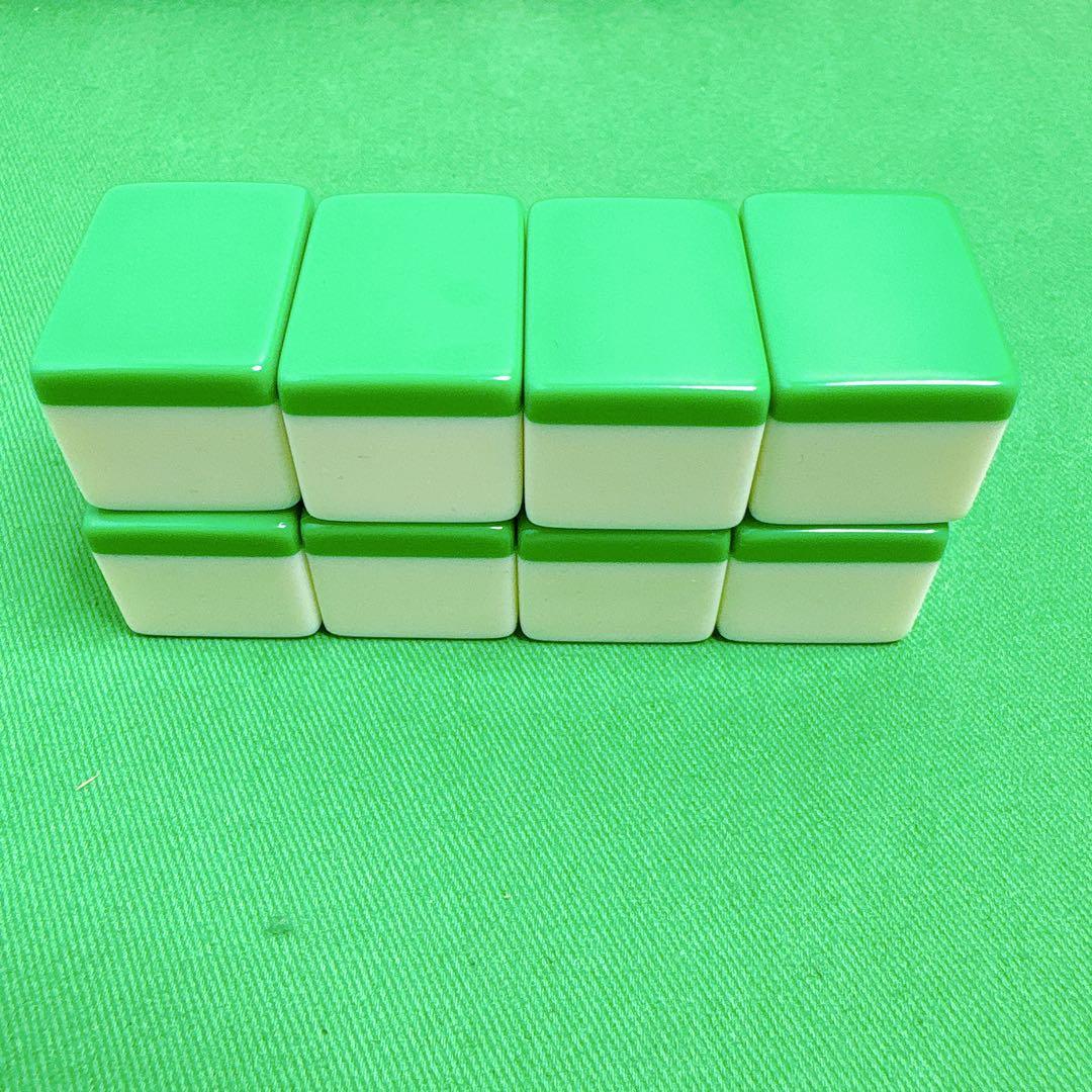 ミズノ 丸一 麻雀牌 背緑 三本羽 一索 飛龍 金彩