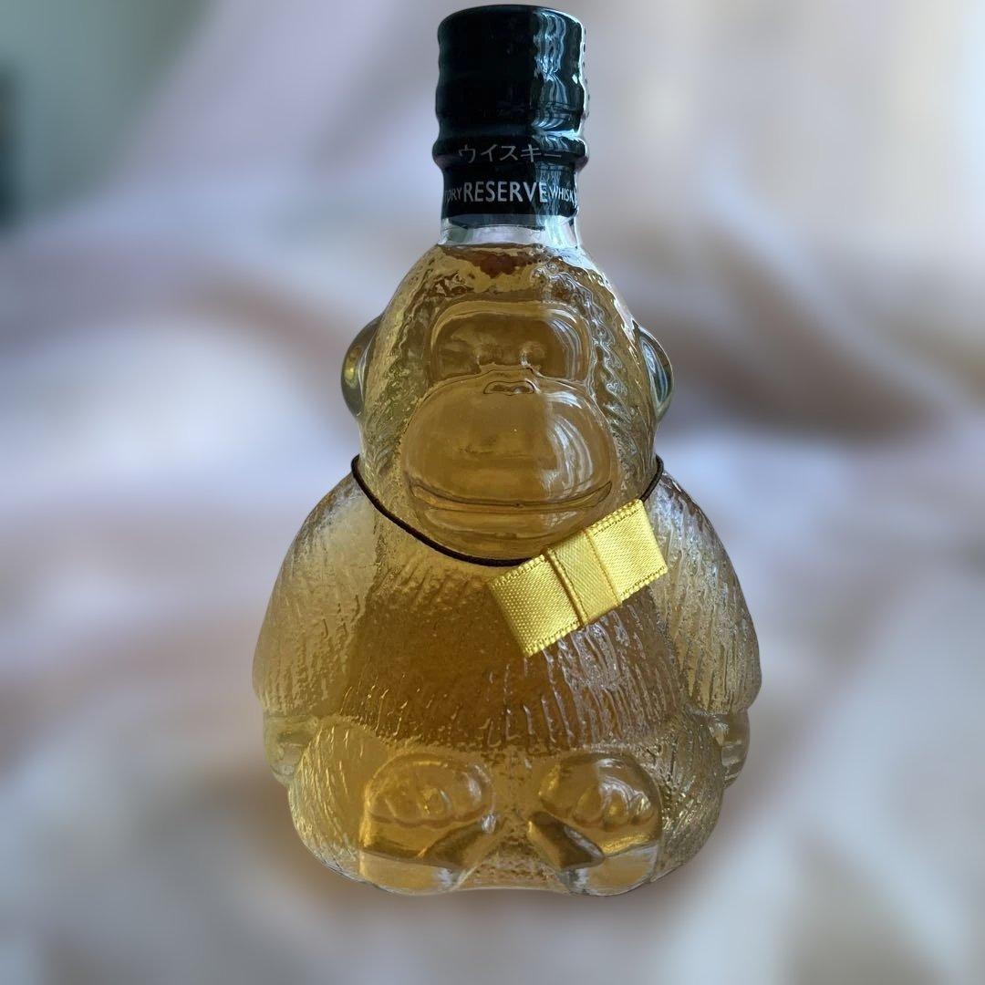 サントリー ウイスキー リザーブ 〈ゴリラさん型ボトル〉80ml 響マーク