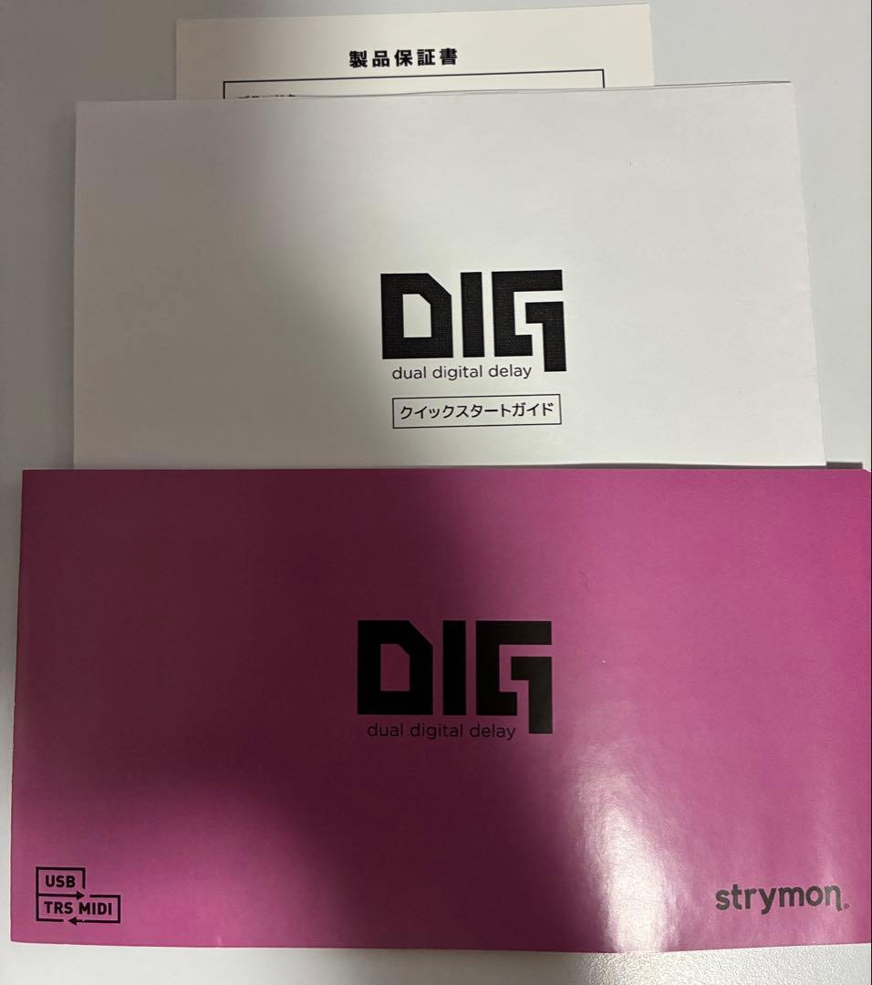 Strymon DIG v2 （付属品：元箱、保証書、説明書、純正アダプタ）