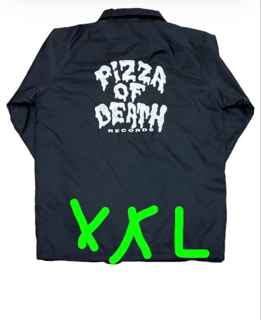 Pizza of Death Records コーチジャケット ブラック XXL