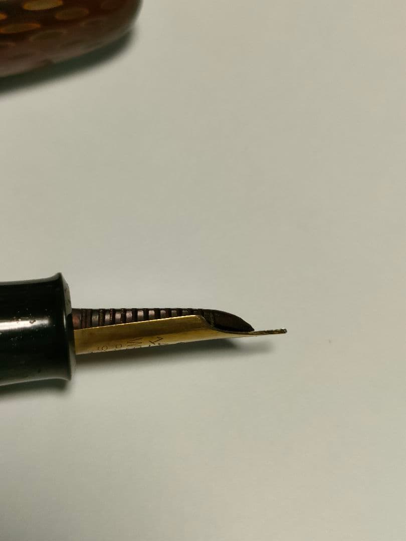 え様 四菱 万年筆 14KT 鎌倉彫 ペン先14金 R14K