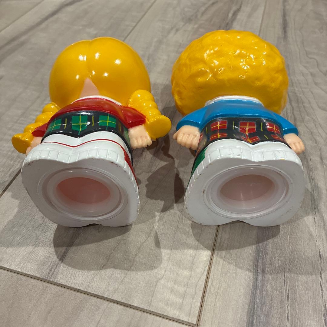 【当時物】パティ&ジミー 人形貯金箱 2体セット レトロ レア