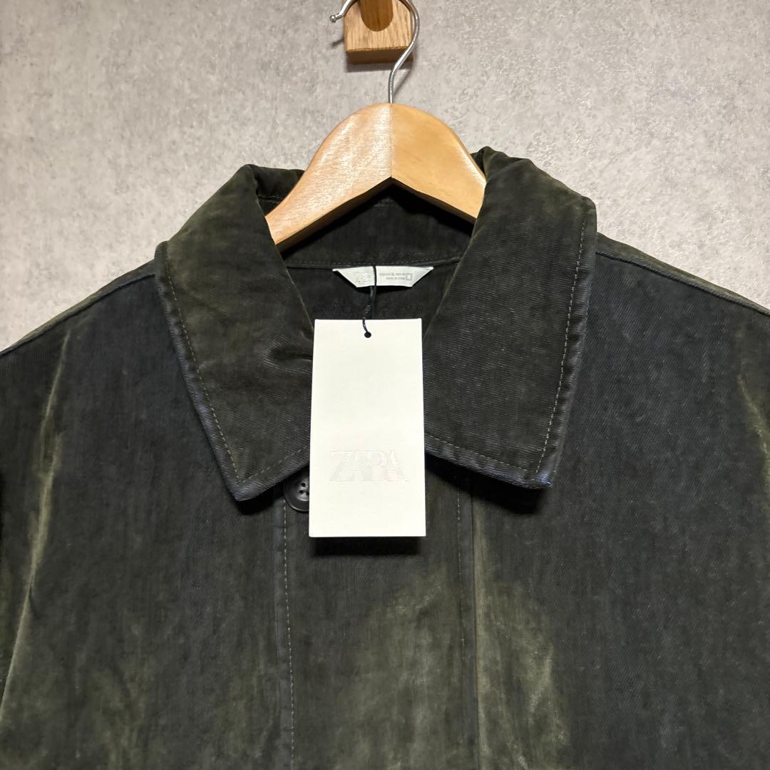 ZARA ザラ ベロアツイルジャケット XL