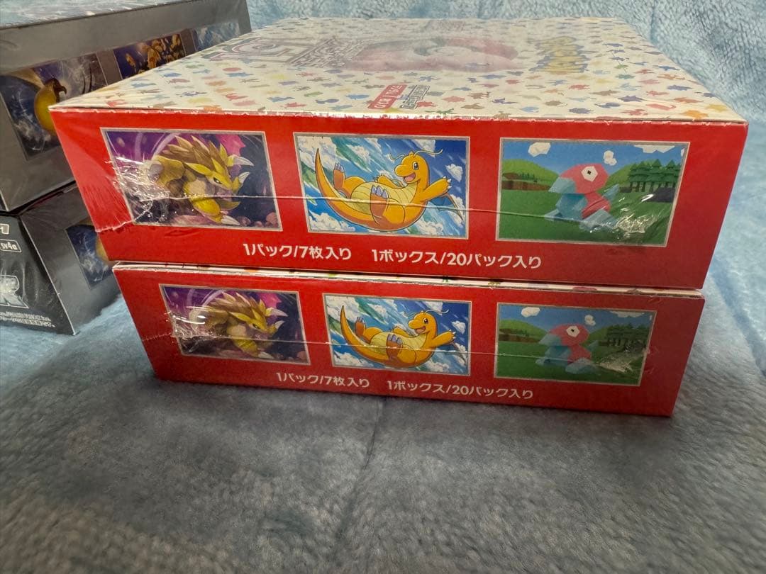 ポケモンカードゲーム151、シャイニートレジャーシュリンク付各2BOXセット