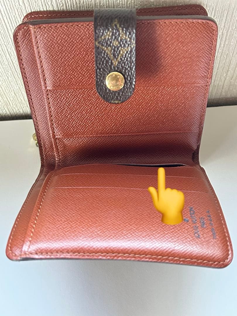 ✨【ルイヴィトン】　廃盤⭐️二つ折り財布 モノグラム　コンパクトジップ