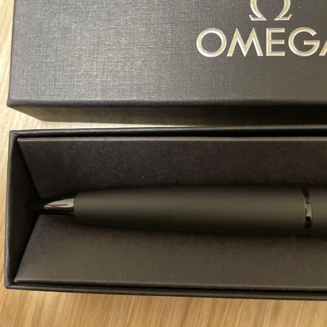 オメガ ボールペン 非売品 レア 限定ブラック