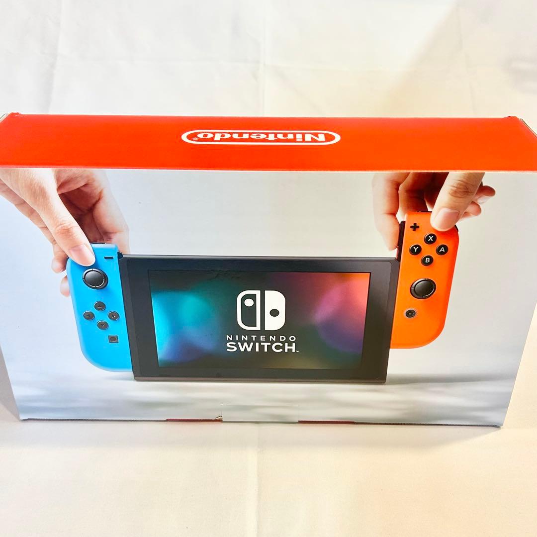 Nintendo Switch 本体 ネオンブルー レッド microSDセット