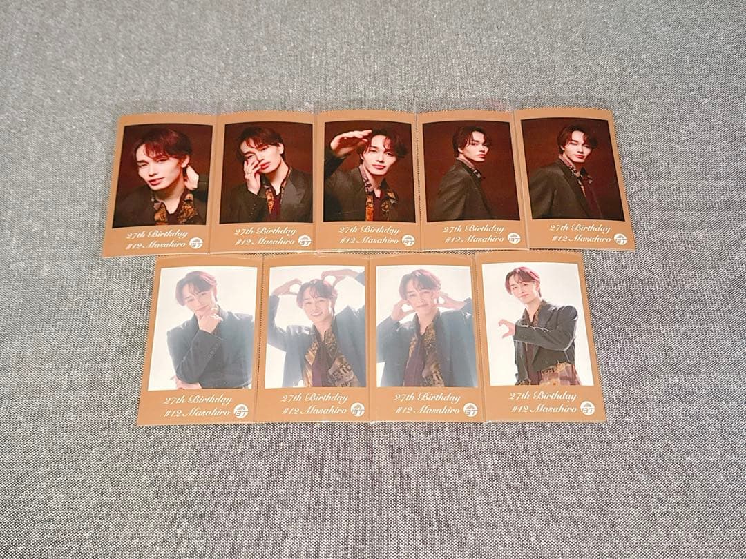 バラ売り　超特急 マサヒロ ミニフォト 生誕