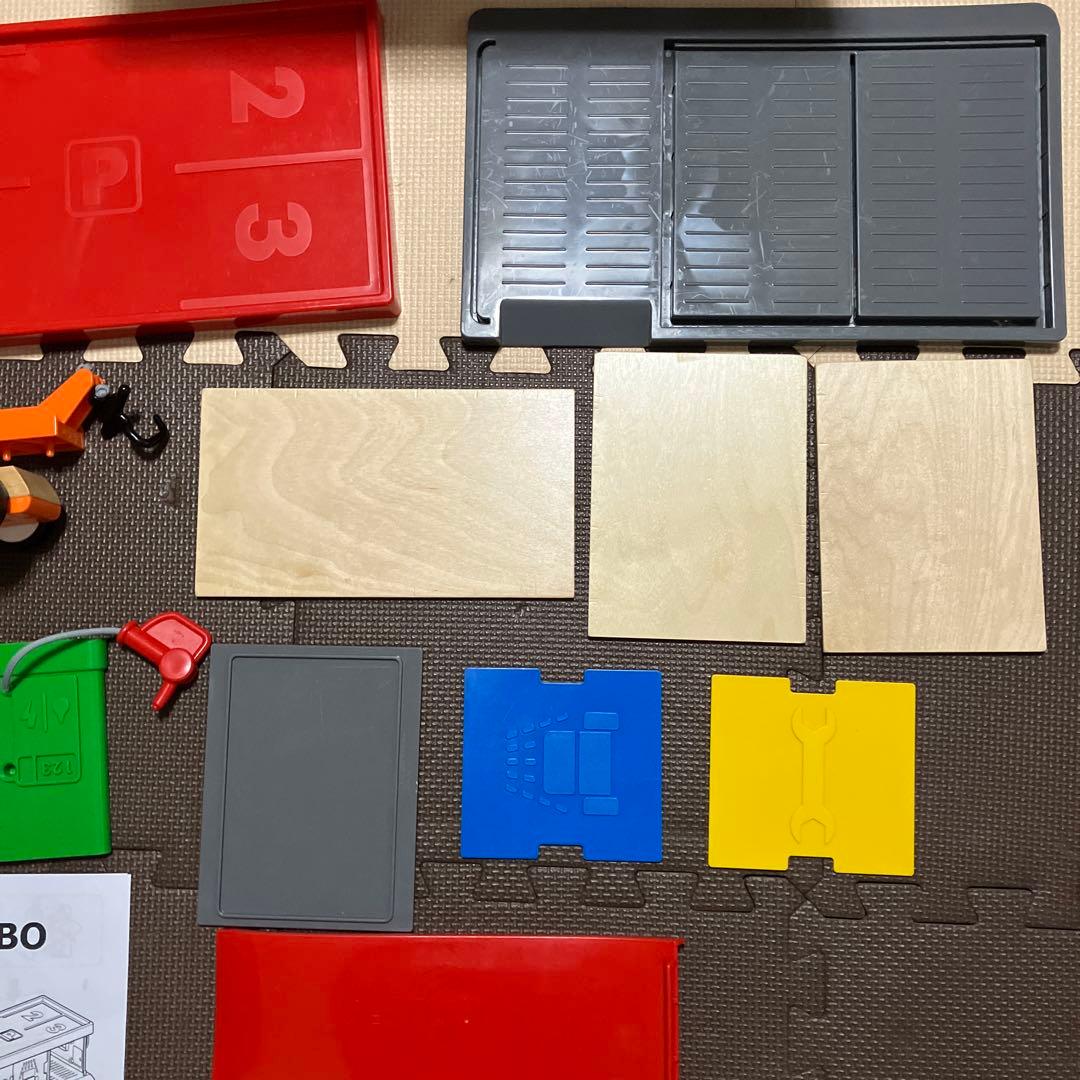 IKEA 車　木　おもちゃ　2点セット