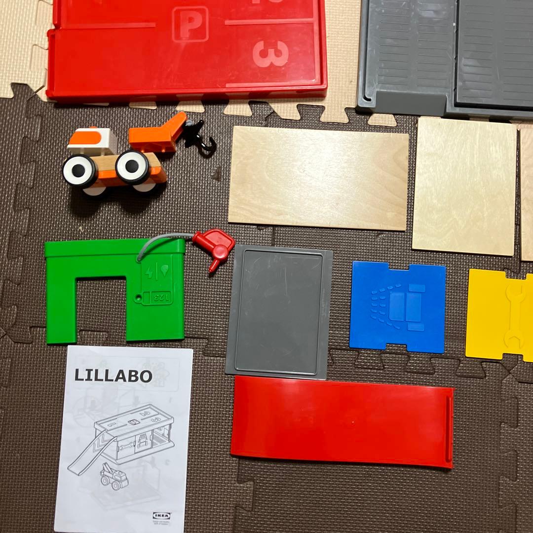 IKEA 車　木　おもちゃ　2点セット