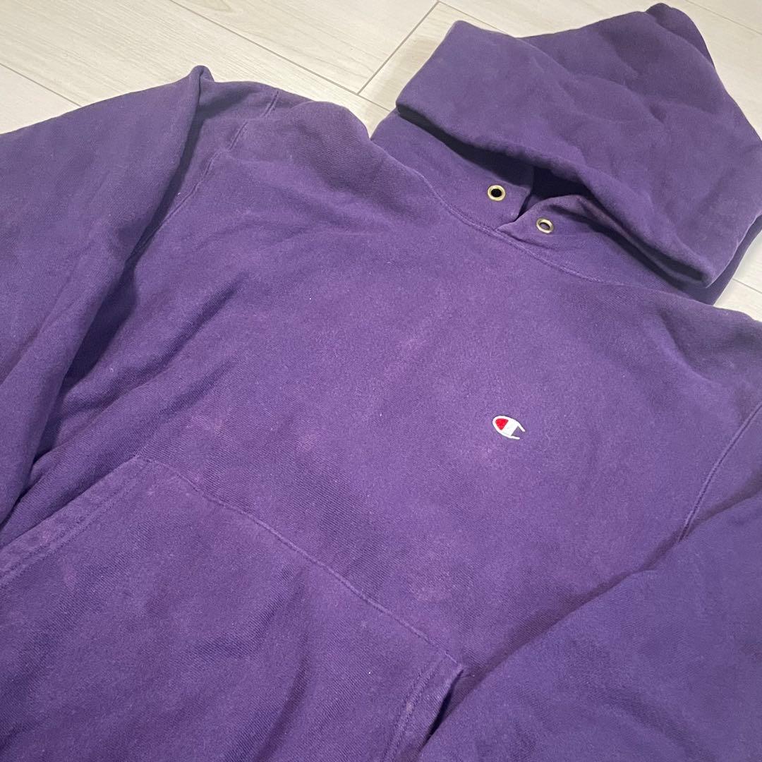 【最終価格】90s USA製champion リバースウィーブ　パープル