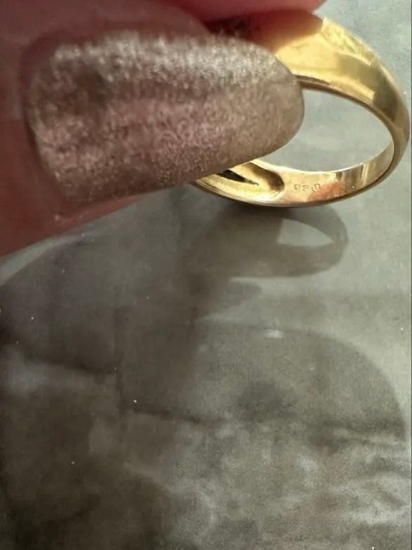 K18 Pt900 コンビリング