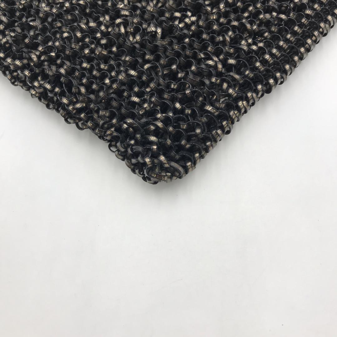 【極美品】 ANTEPRIMA アンテプリマ ハンドバッグ 編み込み 黒 光沢◎