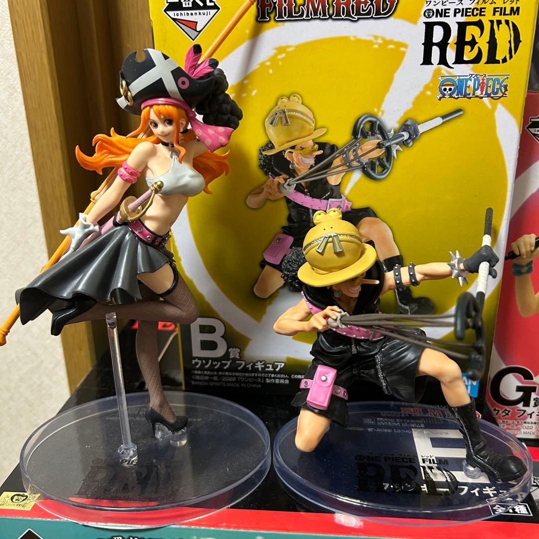レア・未開封含】一番くじ ワンピース FILM RED 麦わらの一味コンプ