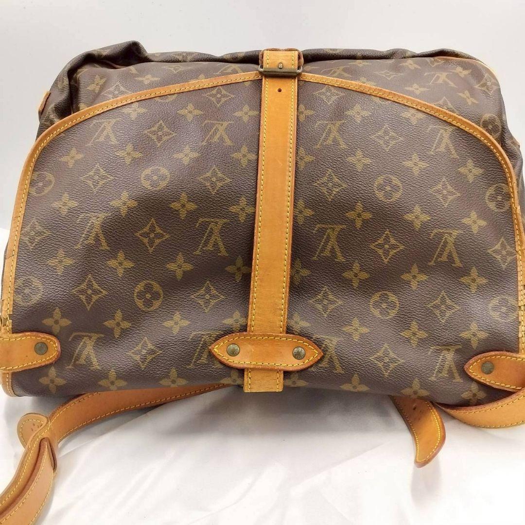 1238 ルイヴィトン ショルダーバッグ ソミュール35モノグラム