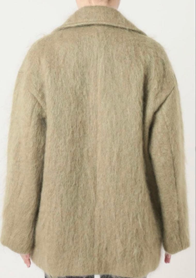 relume モヘヤミックスシャギーショートコート - メルカリ