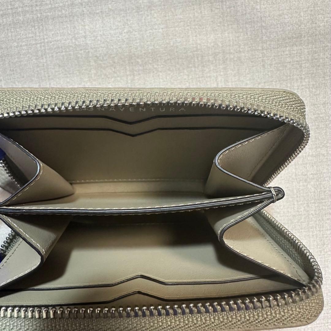 BONAVENTURA ラウンドジップウォレット グレージュ ケース