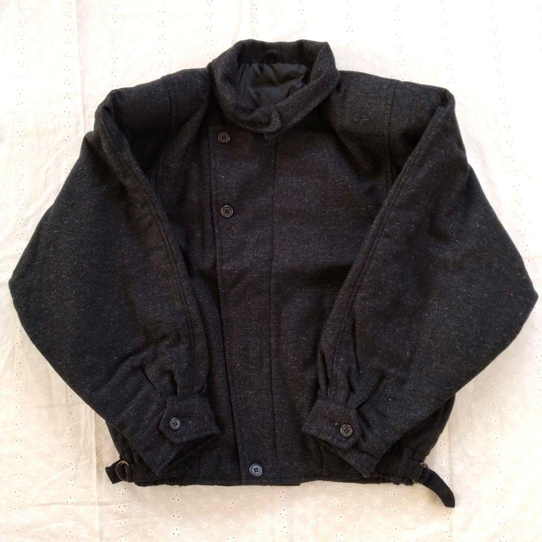 Vintage 80´s 短丈 ウールジャケット ブルゾン ボンバージャケット