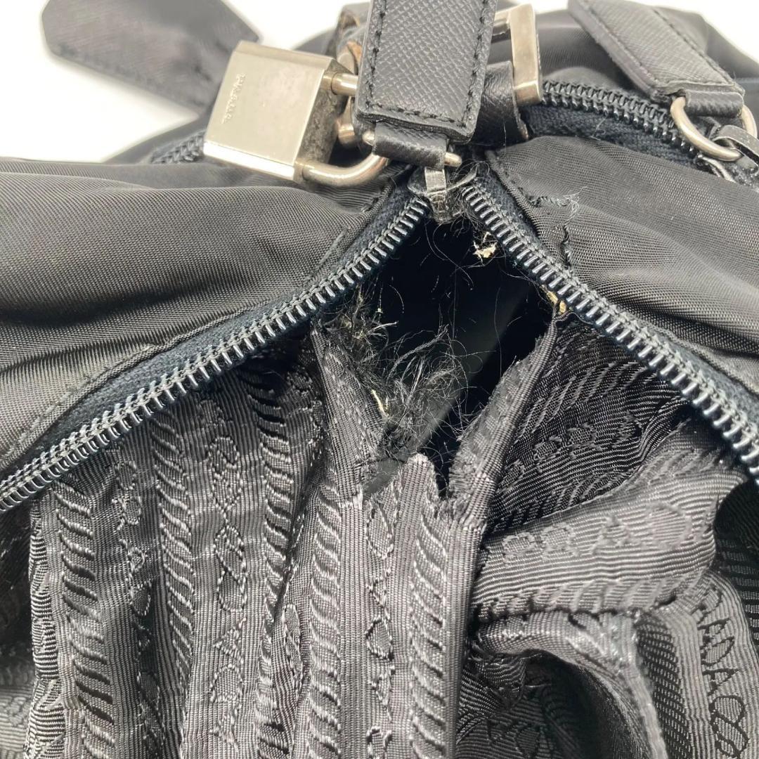 良品✨プラダ 三角ロゴ ブリーフケース ビジネスバッグ ナイロン 黒 ブラック
