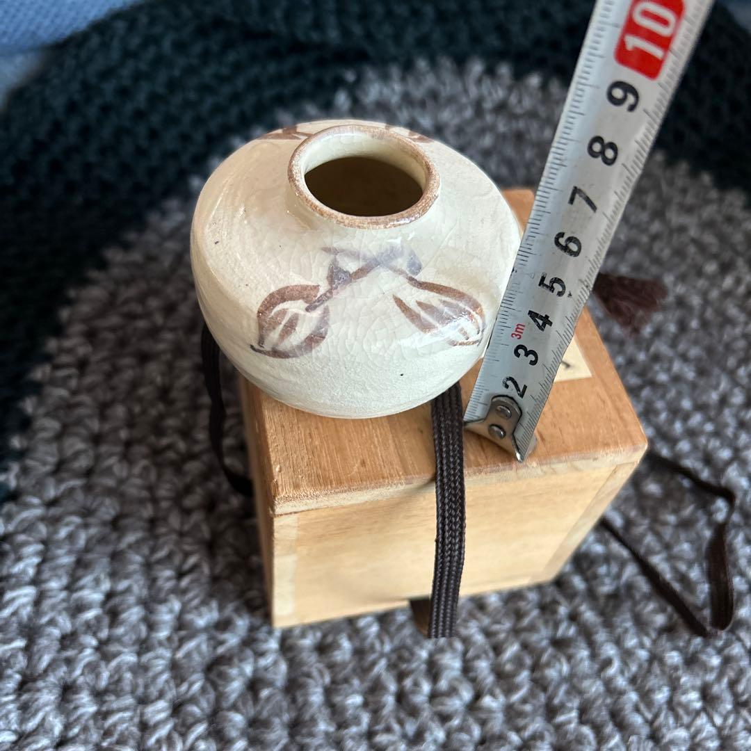 旧蔵中国骨董 【 唐白磁壺型一輪挿し花入】古くから中国で愛用