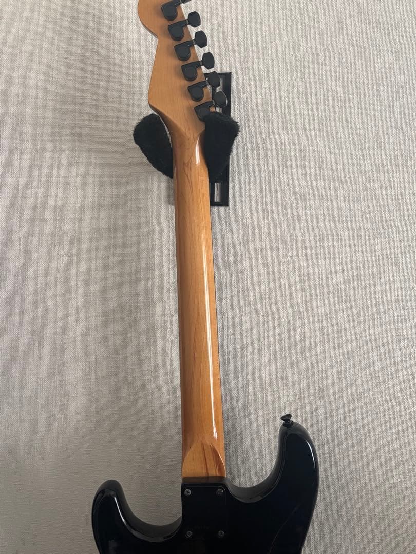 シャンク品】エレキギター ストラトキャスター ブラック Kids boy