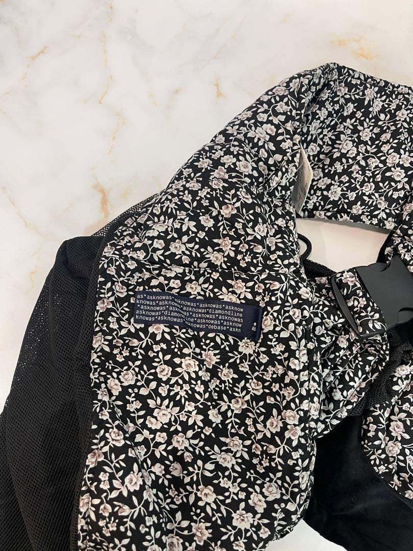 新品】as know as de wan☆小花柄シャーリングスリング M