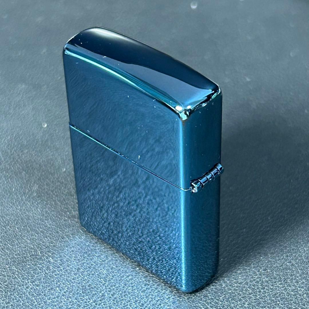 ジッポー　ピース　ブルーチタン