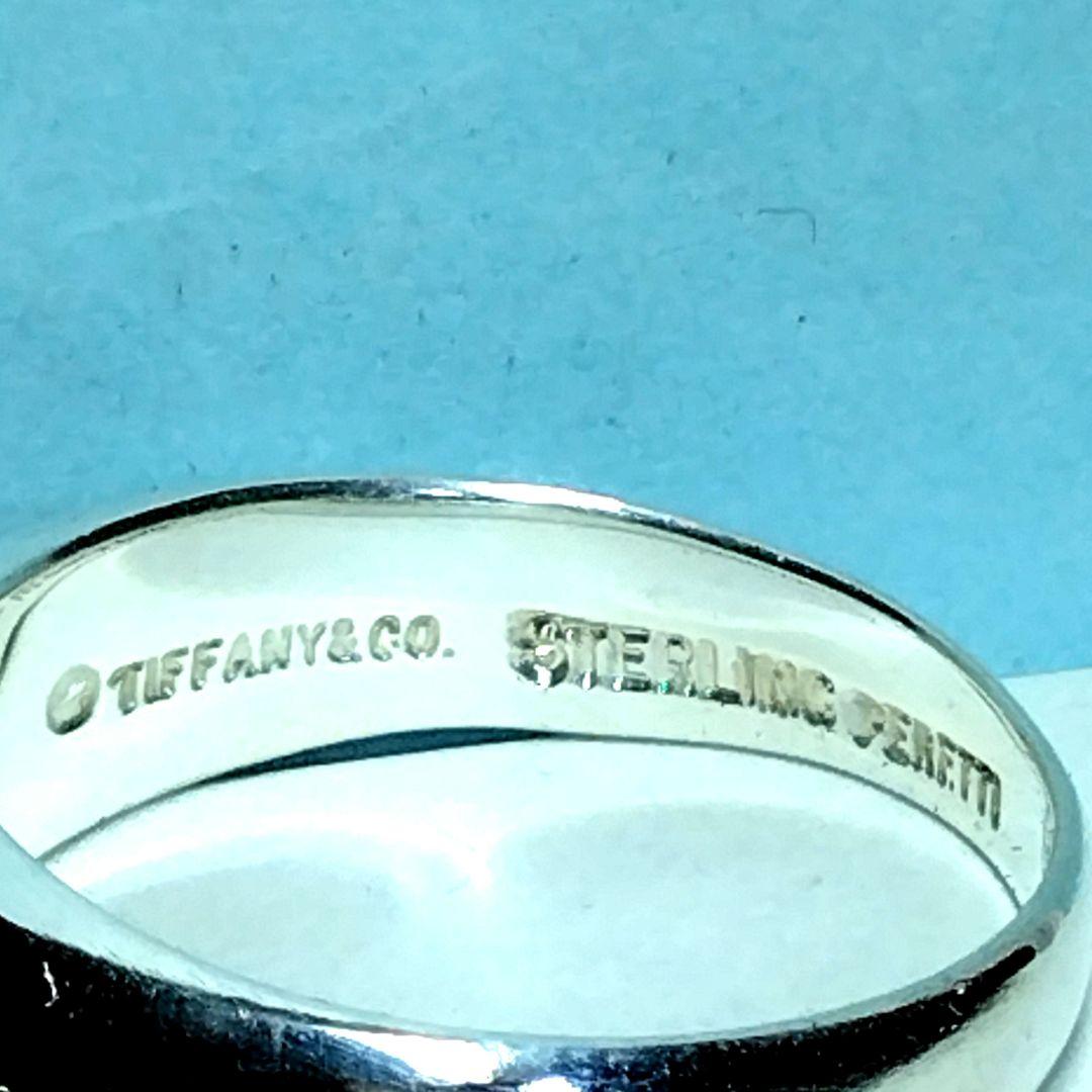 ティファニーカーブドハートリング　11号　新品仕上げ　無傷未使用に近い