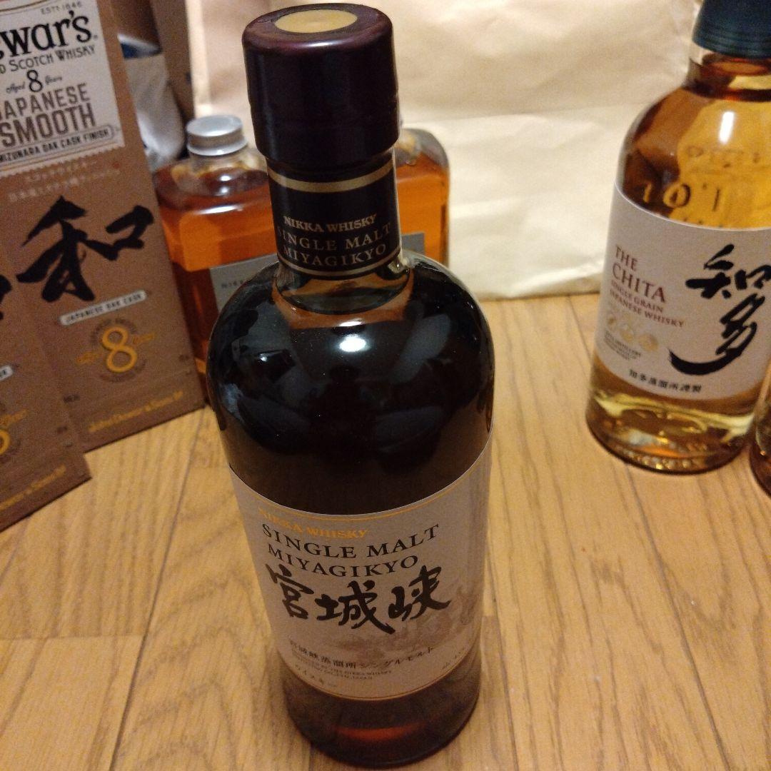 デュワーズ8年 和 サントリー知多 ニッカ フロムザバレル 宮城峡