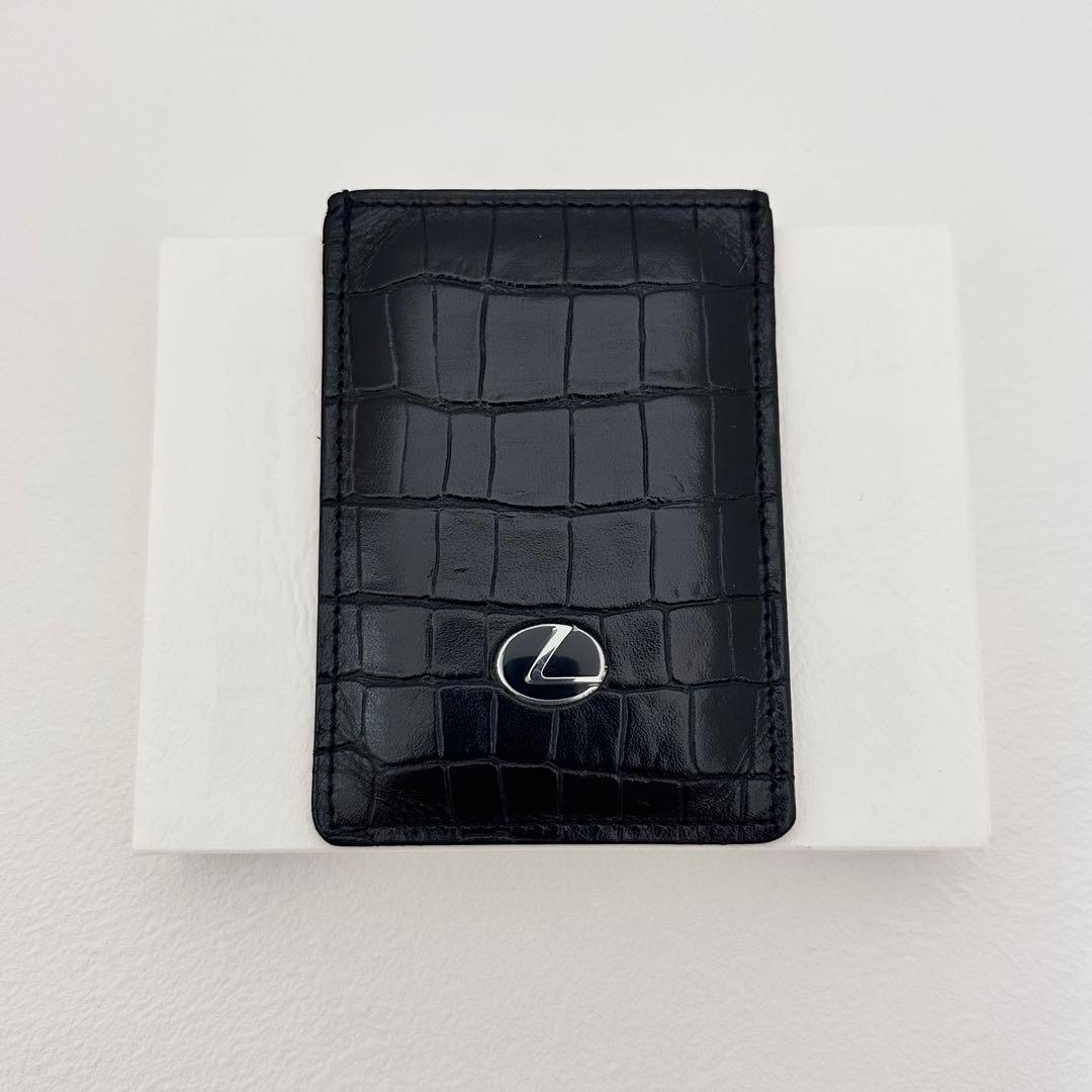レクサス 純正 カードキーケース クロコ型押し ブラック - メルカリ