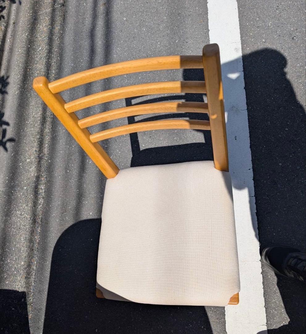 ＊東京都付近限定品＊変形型ダイニングテーブル4点セット　4人掛け