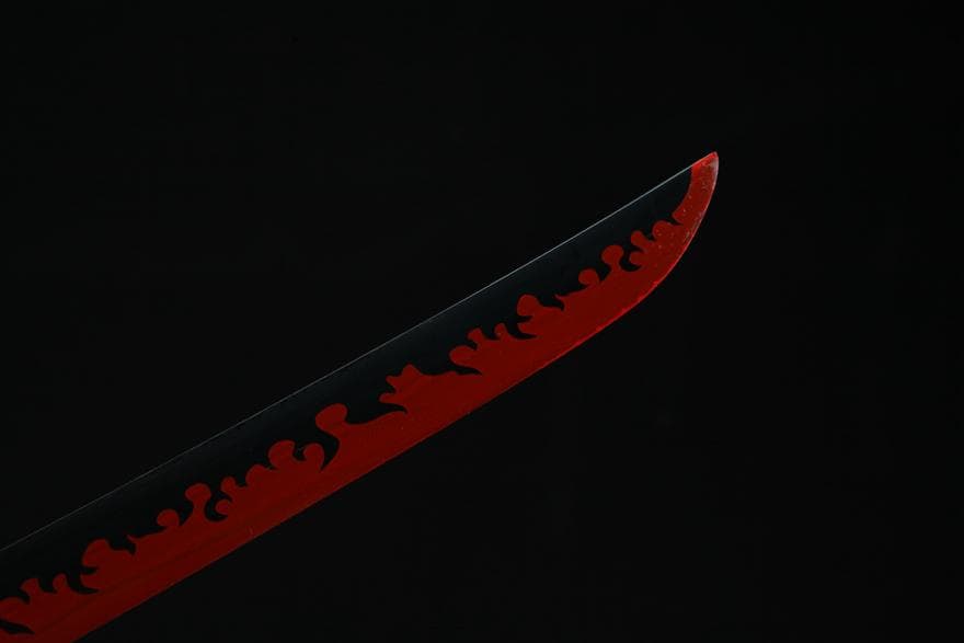 煉獄杏寿郎皮套金 日本刀 模造刀 居合刀 日輪刀 鬼滅の刃