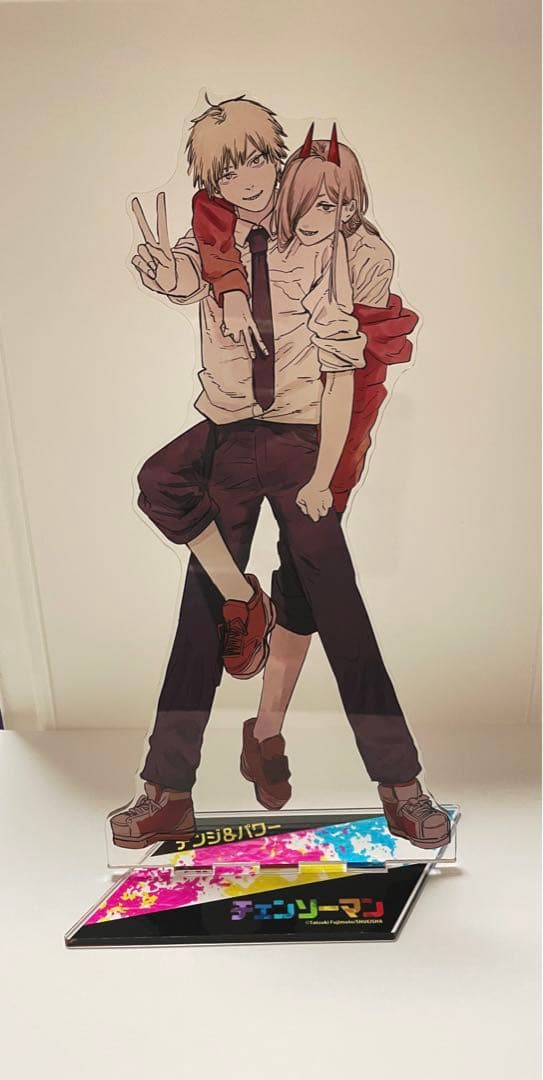 デンジ＆パワー アクリルMEGAフィギュア チェンソーマン - メルカリ