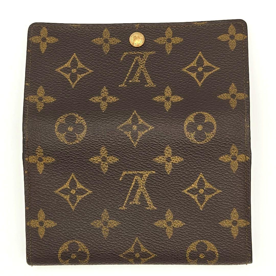 ルイヴィトン モノグラム 二つ折り 財布 小銭入れ カード入れ ポルト