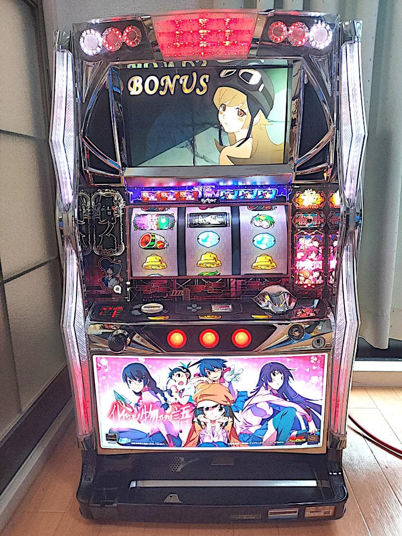 パチスロ実機 化物語ヒロインパネル