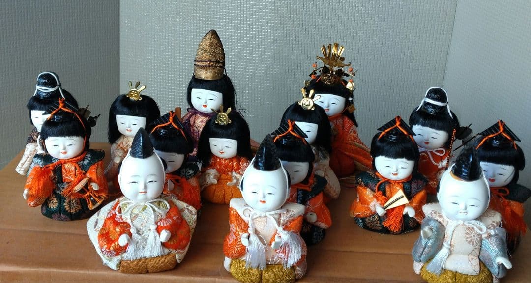 木目込み雛人形