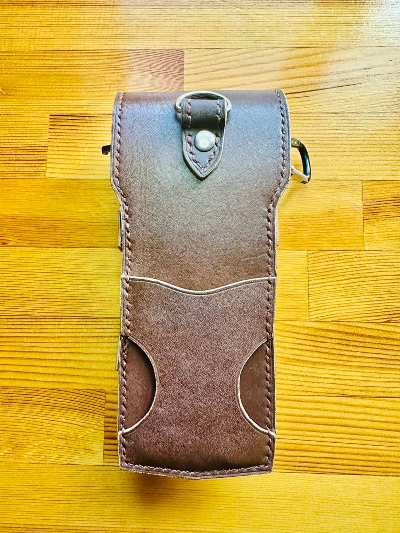 ダーツケースカバー（赤茶×黒）