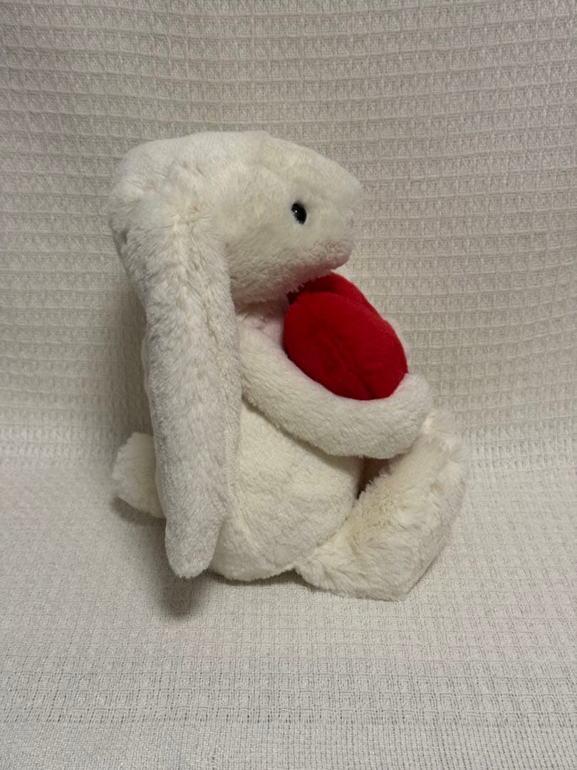 Bashful Red Love Heart Bunny ラブハートバニー M