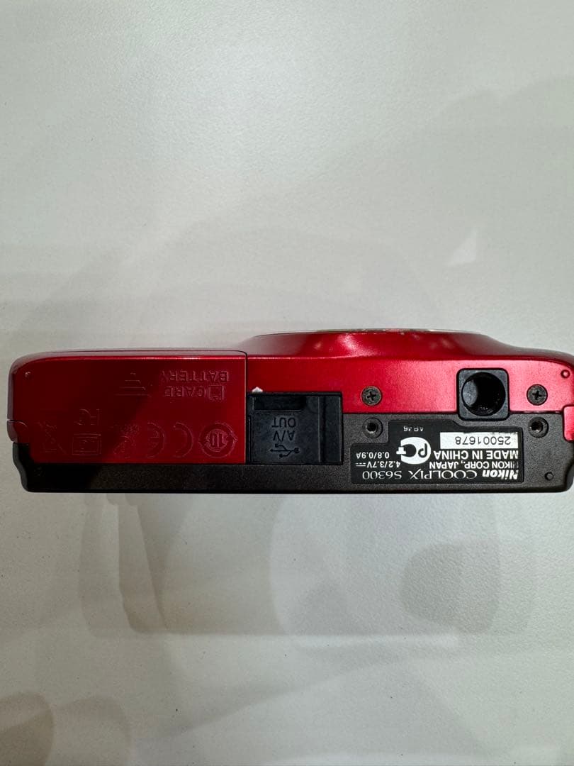 Nikon ニコン コンパクトデジタルカメラ COOLPIX S6300 レッド