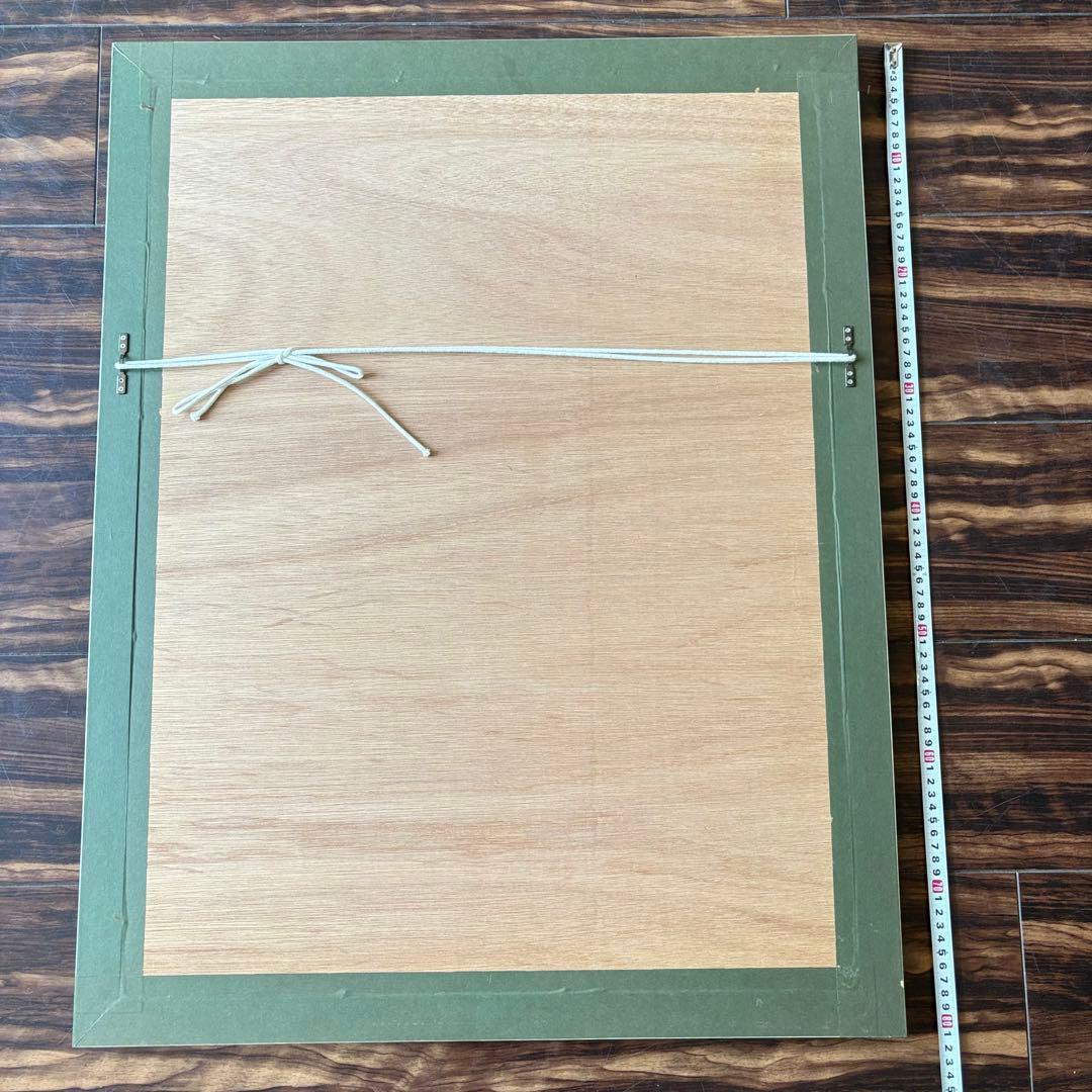 オウ・チュウ・ジェン)幸福のマリア 額装 裸婦 ヌード 美人画 リトグラフ J