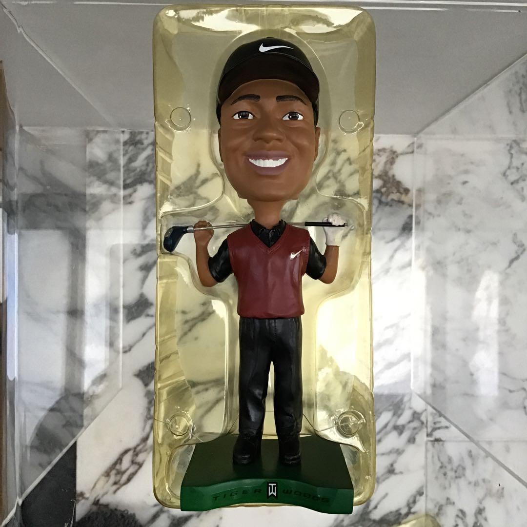 タイガーウッズ ボブルヘッド人形 2002年 UPPER DECK レア