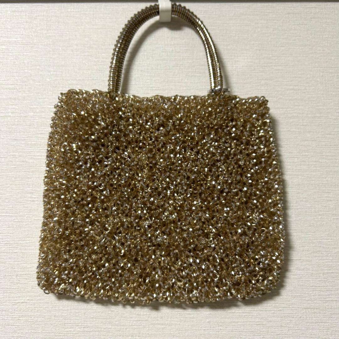 ANTEPRIMA アンテプリマ　ワイヤーバッグ　ゴールド