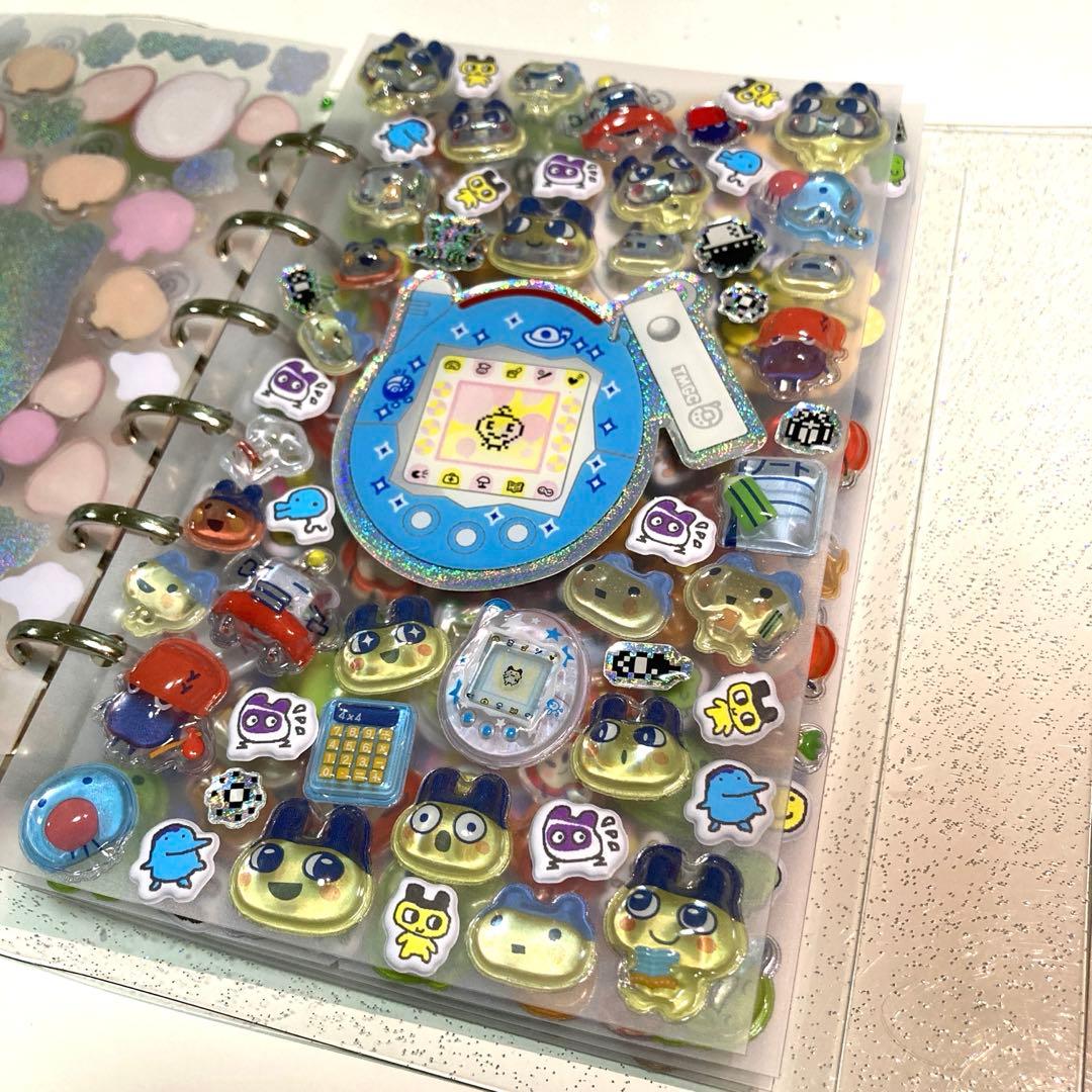 シール帳完成品　正規品　たまごっちボンボンドロップシール　キラキラシール