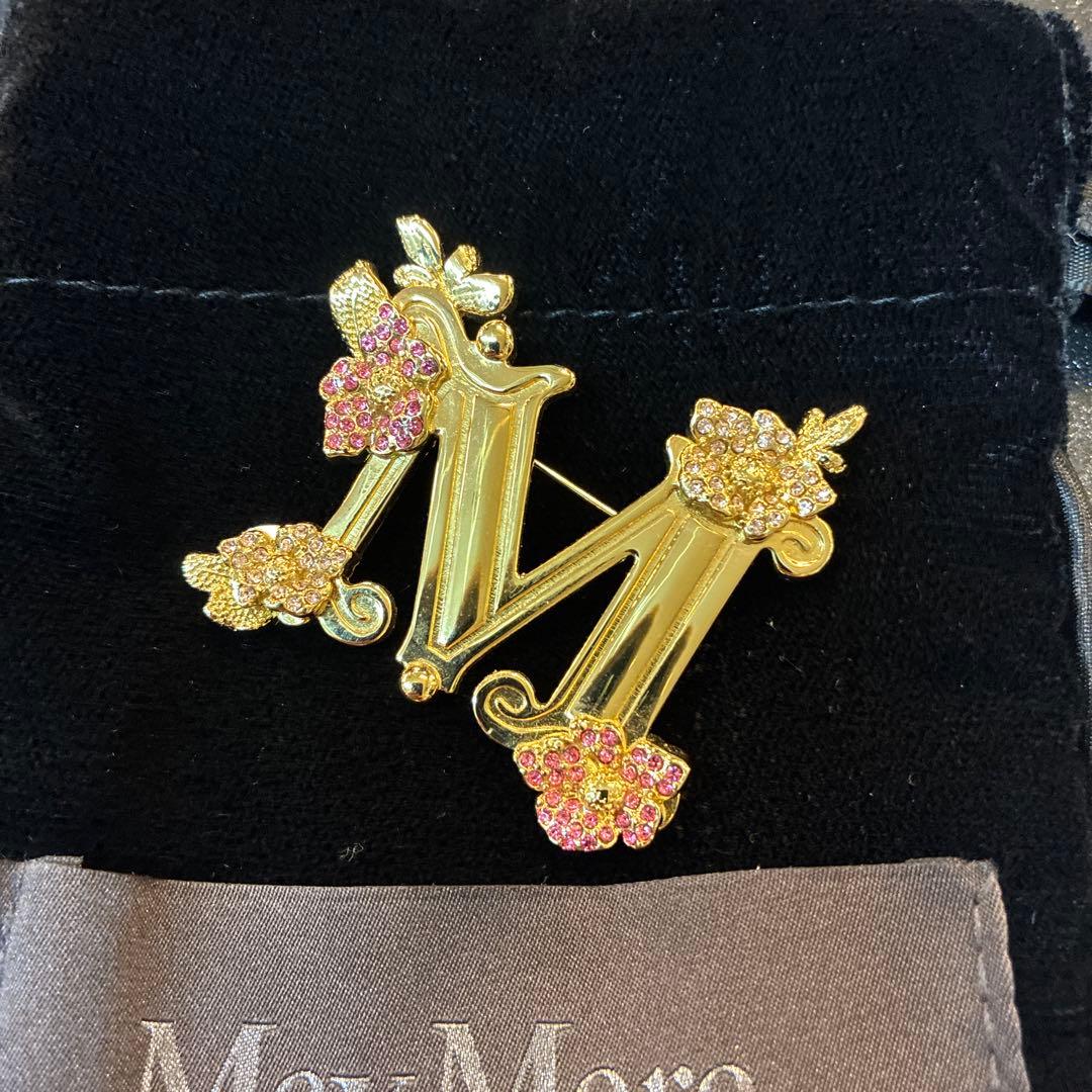 新品同様2025年 マックスマーラ CNYピン] クリスタル ブローチ